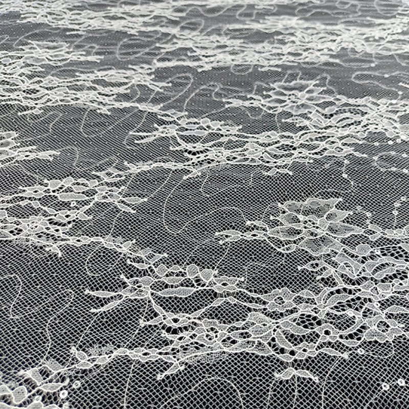 Lace Fabric Lace Trim Nylon Warp Knit for Apparel Wholesale Supplier 4